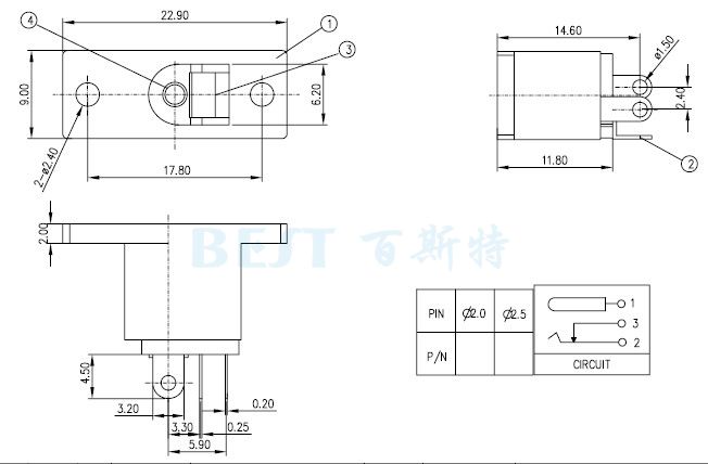 DC插座DC-019 DC插座DC-019