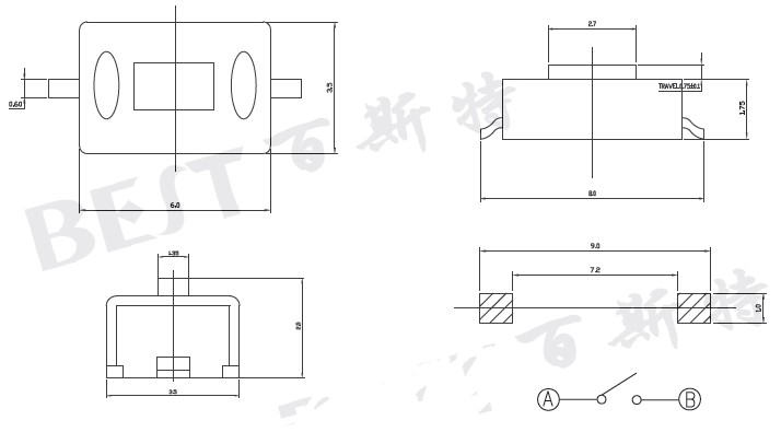 輕觸開關(guān)1181_TS-1181B_技術(shù)參數(shù) 輕觸開關(guān)1181_TS-1181B_技術(shù)參數(shù)