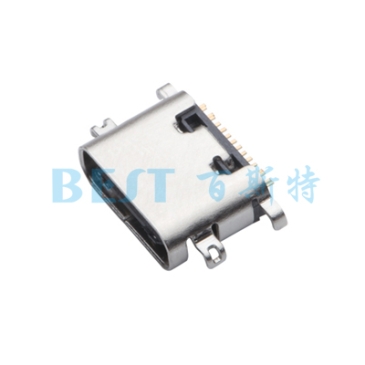 USB插座USB-C-08 16PIN沉板 USB插座USB-C-08 16PIN沉板